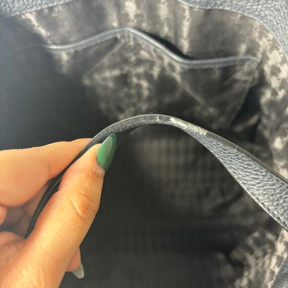 Karl Lagerfeld Flora Leather Tote Handbag Black - Picture 5 of 5